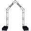 240cm H x 200cm W Metal Arched