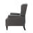 Oversized Tufted Wingback Fabric Push Back Recliner With Nailhead Trim And Button Tufted Diamond Stitch For Living Room, Bedroom-660637314