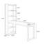 Bureau rectangulaire en bois massif Burlywood-116460523