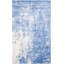 Tapis bleu / blanc à motif abstrait Mcelroy-29363079
