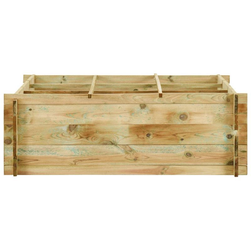 Capra Wood Planter Box, 40cm H x 120cm W x 120cm D
