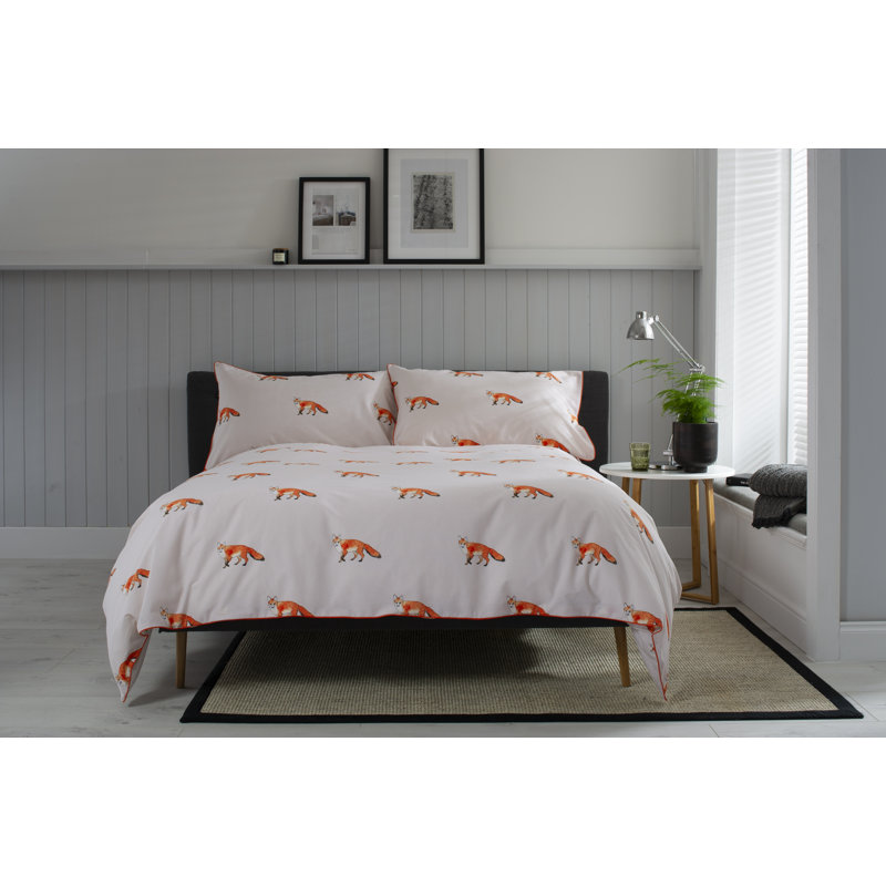 Fox Duvet Cover Set, Double - 2 Standard Pillowcases