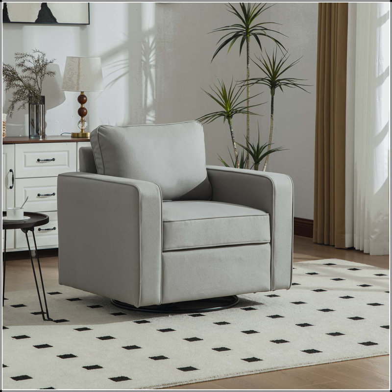 Fauteuil rotatif 33,6 po Tech, Grey