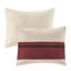 Édredon rouge très grand 7 pièces - Faux suède de style transitionnel, rembourrage doux et confortable, coussins décoratifs, 2 taies décoratives et jupe de lit en microsuède assorti-118742638-118742639