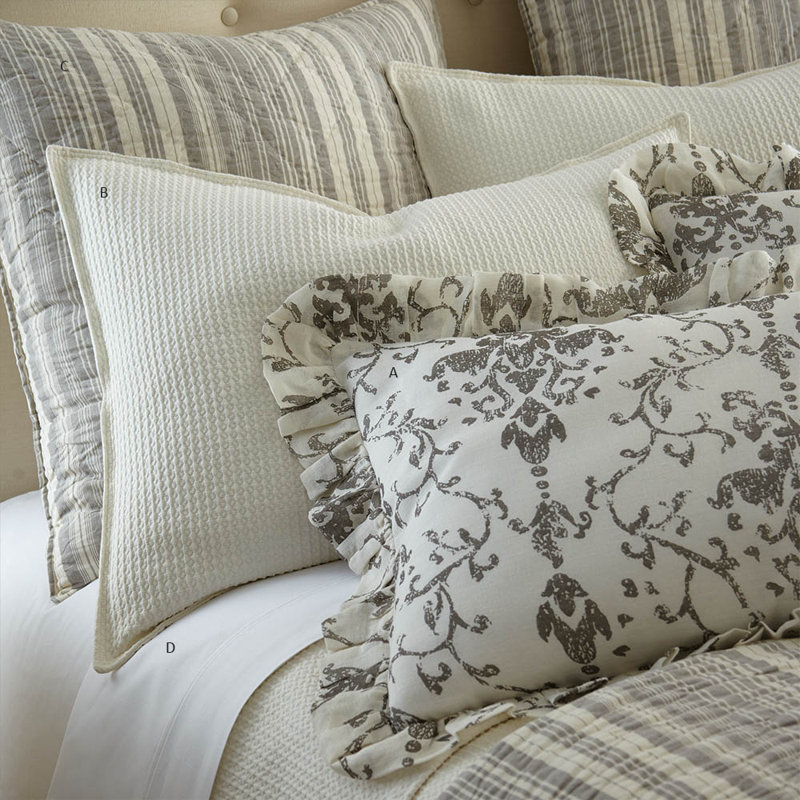 Aden Grey Sham, Standard, Standard