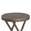 Jovita Solid Wood Cross Legs End Table