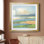 Pastel Coast - Reproduction d'art sur papier encadrée