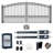 Automated Steel Dual Swing Driveway Gate and Gate Opener Complete Kit – PARIS Style-72610541
