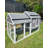 Cheyenne Chicken Coop Grey & White