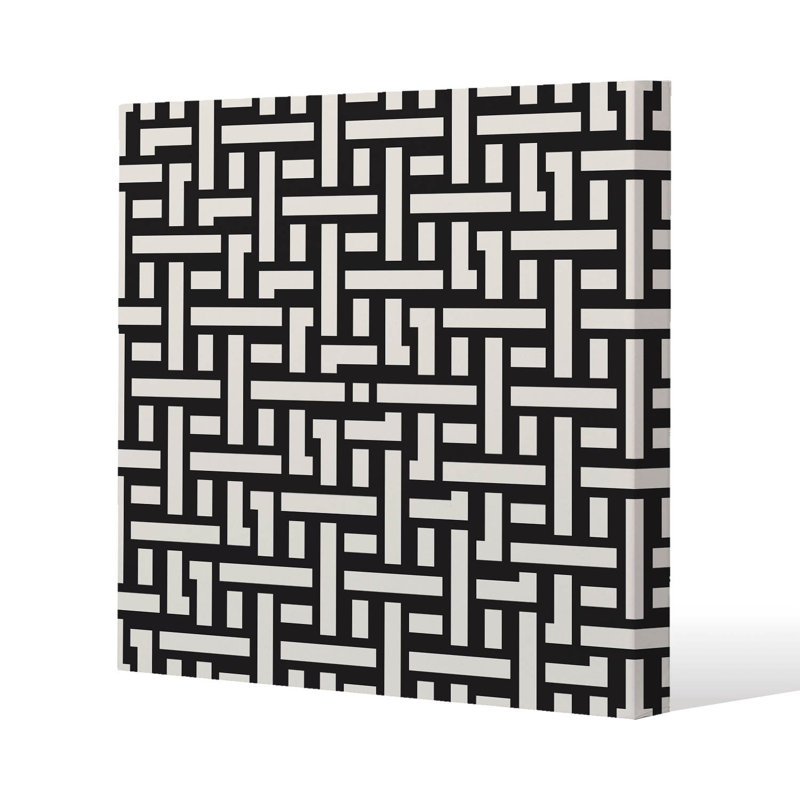 Woven Pattern Canvas Print by Andrew Lee - Wrapped Canvas Print, 90cm H x 90cm W x 4cm D