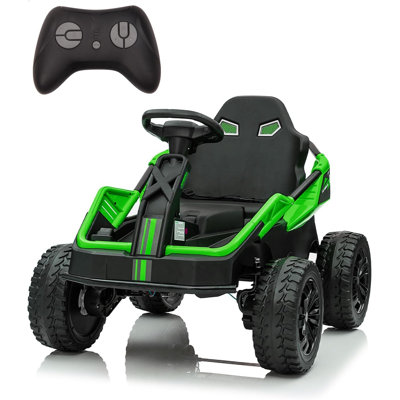 24V 4WD Ride-On Truck for Kids, Electric Utv Car with Remote, 4×200W Motors, 16" Seat, Music, LED, Shock Absorbers