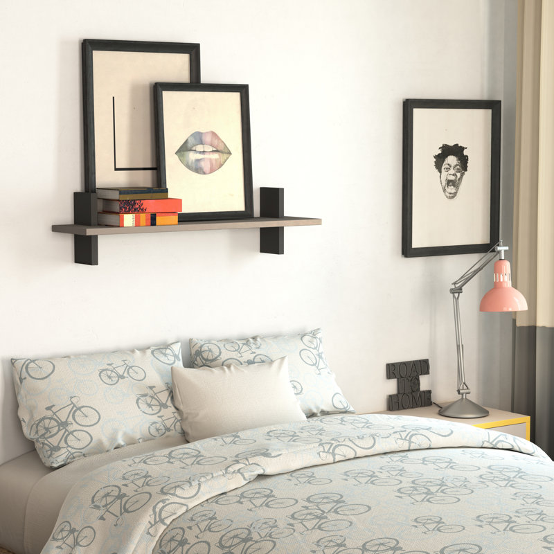 Floating Shelf, Light Mocha/Anthracite