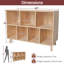 Bibliothèque en bois Pine
