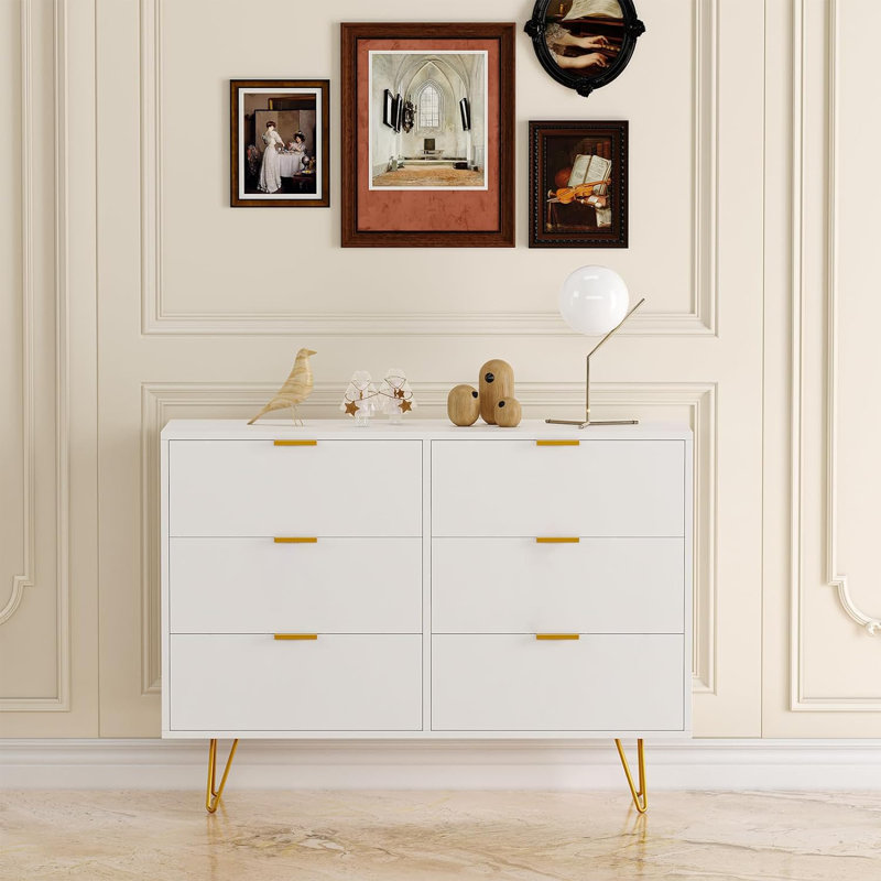 Commode de rangement à 6 tiroirs Viana