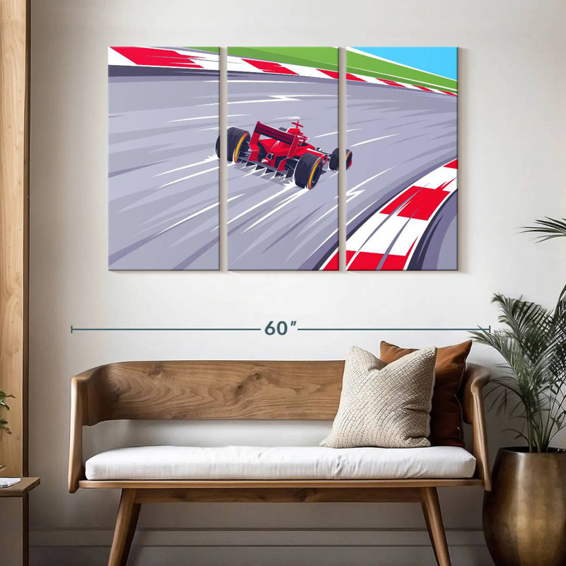Piste de Formule 1, H 32 po x l 50 po