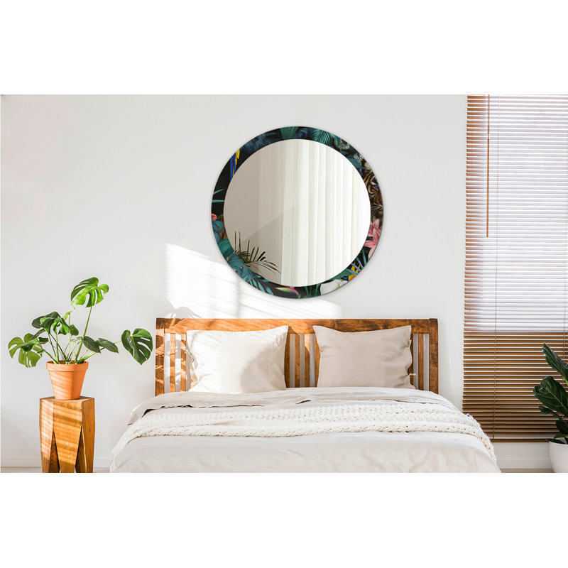 Huldar Glass Flat Wall Mirror