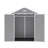 Campcraft 6*5Ft Resin Storage Shed,Plastic Garden Tool Outside Sheds,High Quality Pp Material,Strong Structure,Waterproof,Rust And UV Proof,Large Storage Space,12Mm Thick Pp Board,HD Window Lighting