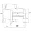 Fauteuil d'appoint rembourré Farallone-1637135715