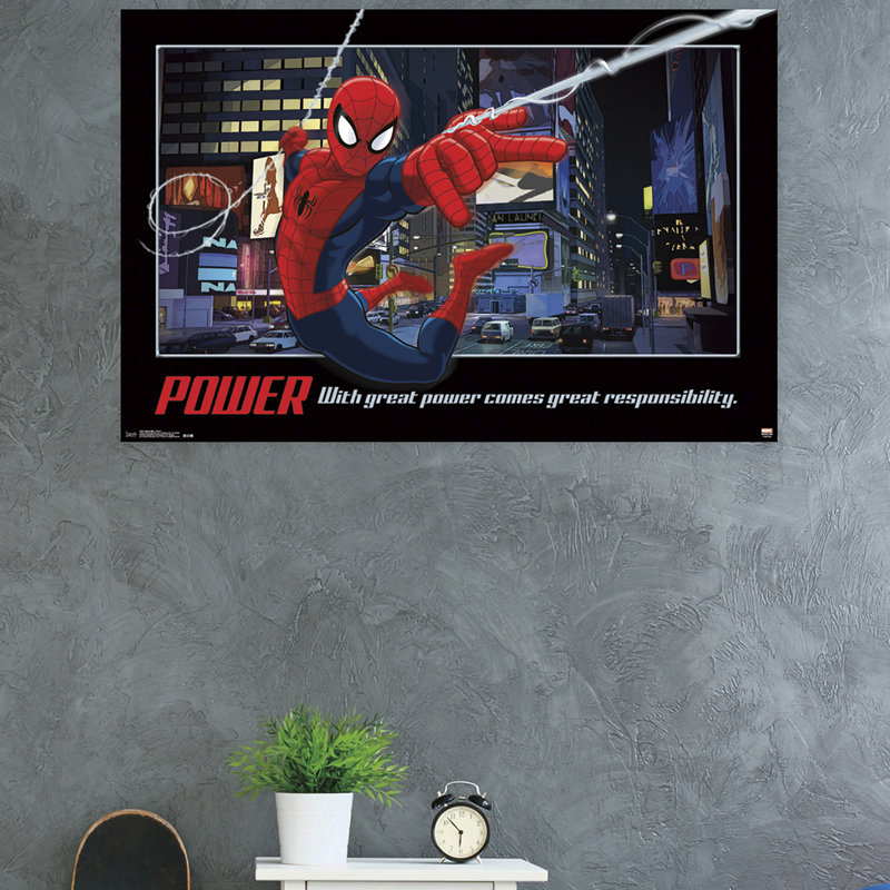 « spider-man », impression sur papier