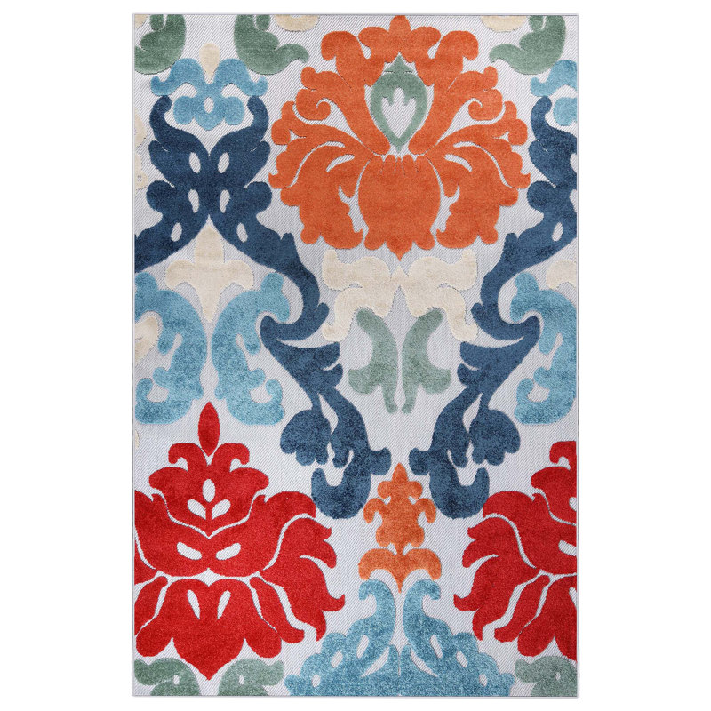 Tapis intérieur / extérieur Lowell, Rectangle 4pi x 6 pi