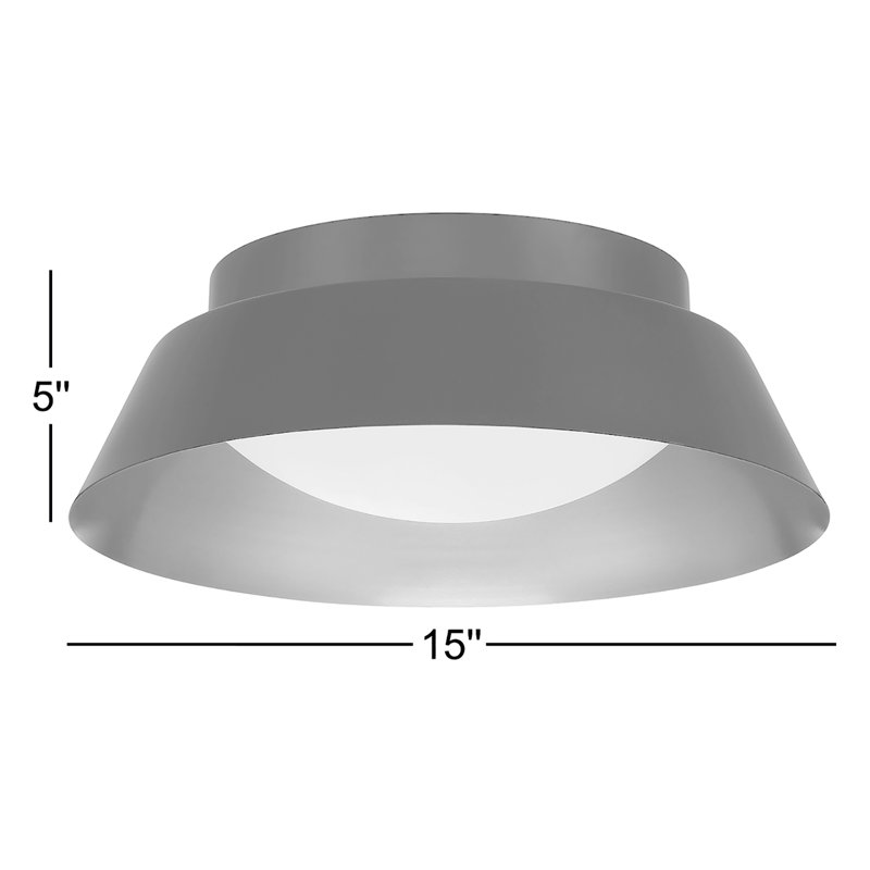 Tenby 2 Light Flush Mount, White