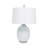 Ivy Bronx Elegant 27" Blue/White 2-Tone Table Lamp