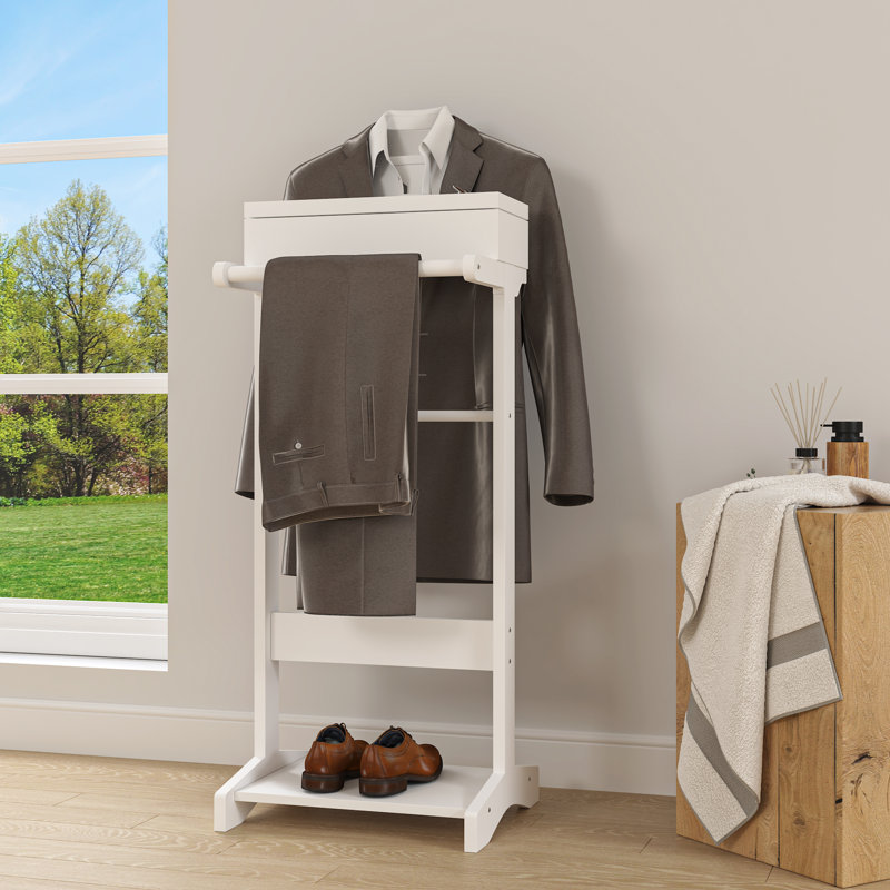 Valet autoportant Alvita, Blanc