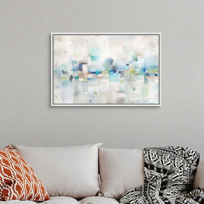 "Cityscape abstract" par Cynthia Coulter, reproduction d’art sur toile