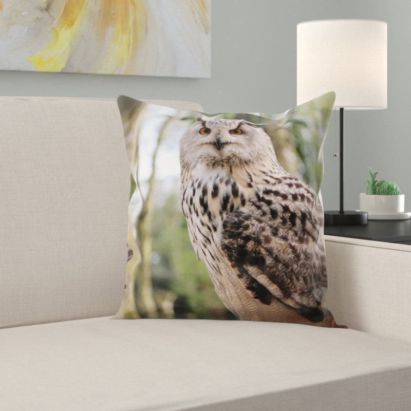 Housse et insert de coussin carré Long Owed