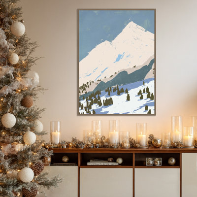 «Bunny Slopes I» par Jacob Green, reproduction d'art sur toile encadrée