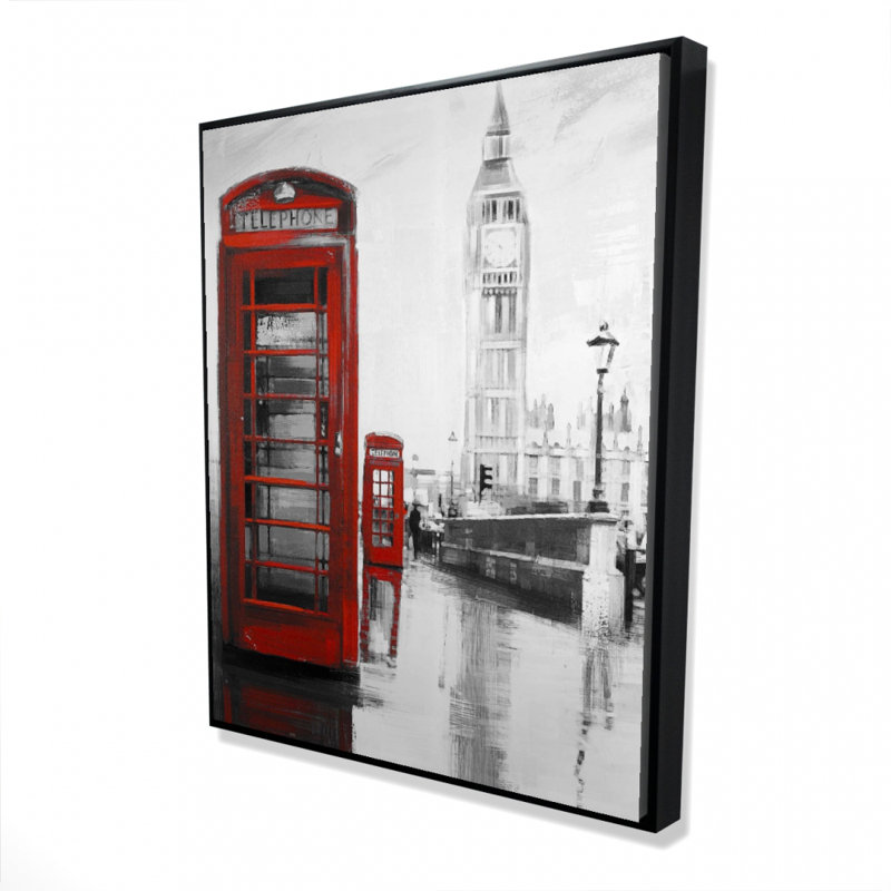 Cabine téléphonique rouge avec Big Ben