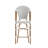 Indoor/Outdoor All-Weather Commercial Paris Chairs with Bamboo Print Frame-130346789-130346791