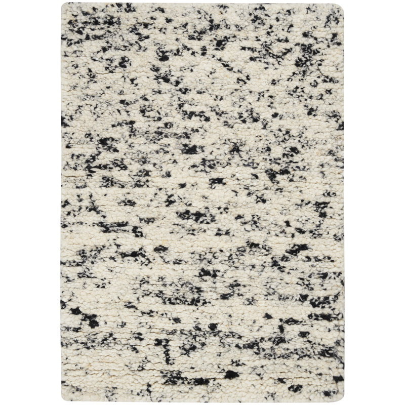 Calvin Klein CK042 Billows 2' x 3' Ivory Beige Modern Indoor Rug, Rectangle 2' x 3', Ivory;Beige