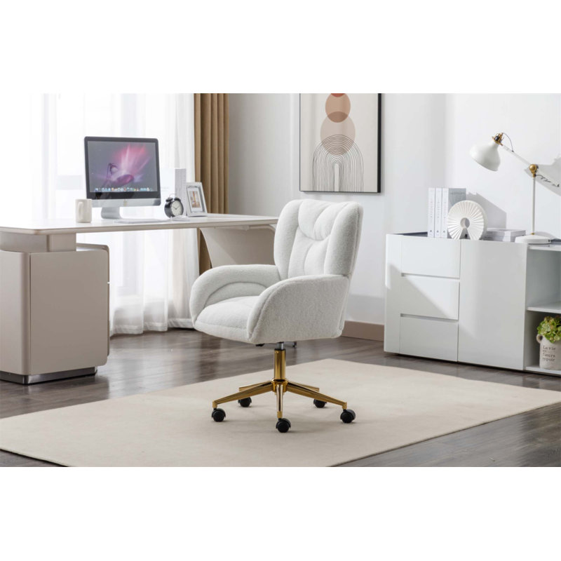 Chaise de bureau Teddy 360, Ivoire ivoire