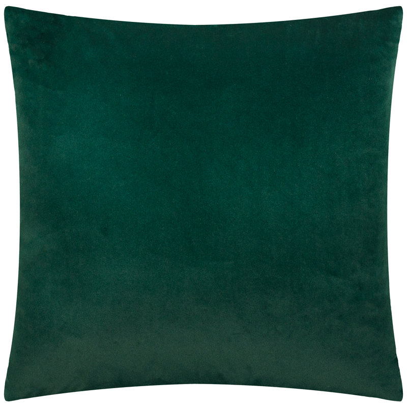 Savoy Stripe Striped Square Cushion, Polyester, Green
