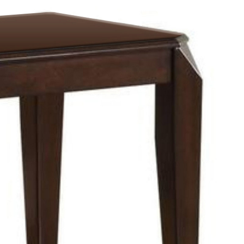 Table d'appoint carrée 23 pouces Classic Edge