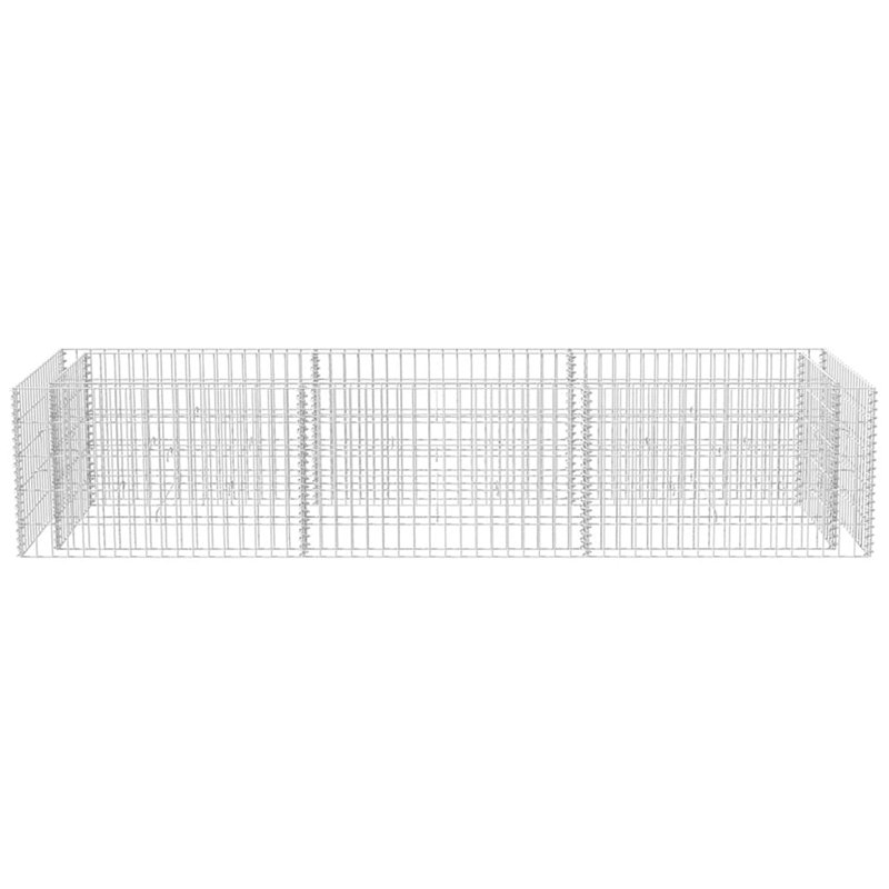 Jardinière surélevée Gabion, H 106,3 po x l 106,3 po x P 19,7 po