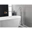 Robinet de baignoire avec douche à main et fonction de purification de l'eau avec robinet de gestion du débit en nickel brossé