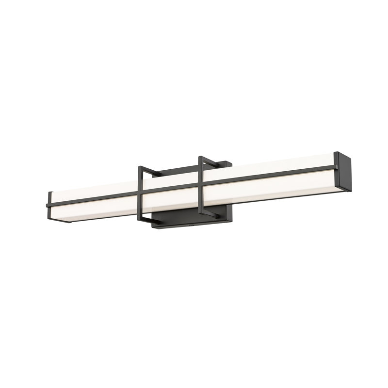 Klowie Dimmable LED Vanity Light, Matte Black