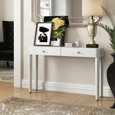 Console en verre peint inversé Thurston