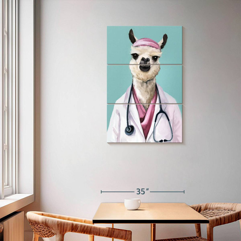 Ketti Doctor Llama, H 57 po x l 36 po