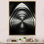 «Grey Tunnel Futuristic Elegance Sleek I», reproduction sur toile