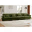 Très grand canapé confortable surdimensionné en velours 4 places avec coussins-1891978613-1891978622