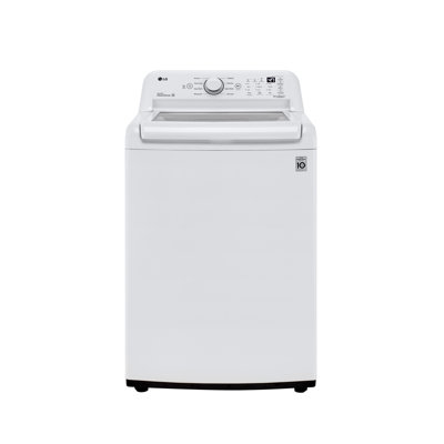 LG 4.3 cu. ft. Ultra Large Capacity Top Load Washer with 4-Way Agitator & TurboDrum Technology, White -  WT7005CW