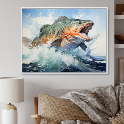 Pêche, rêves sur toile