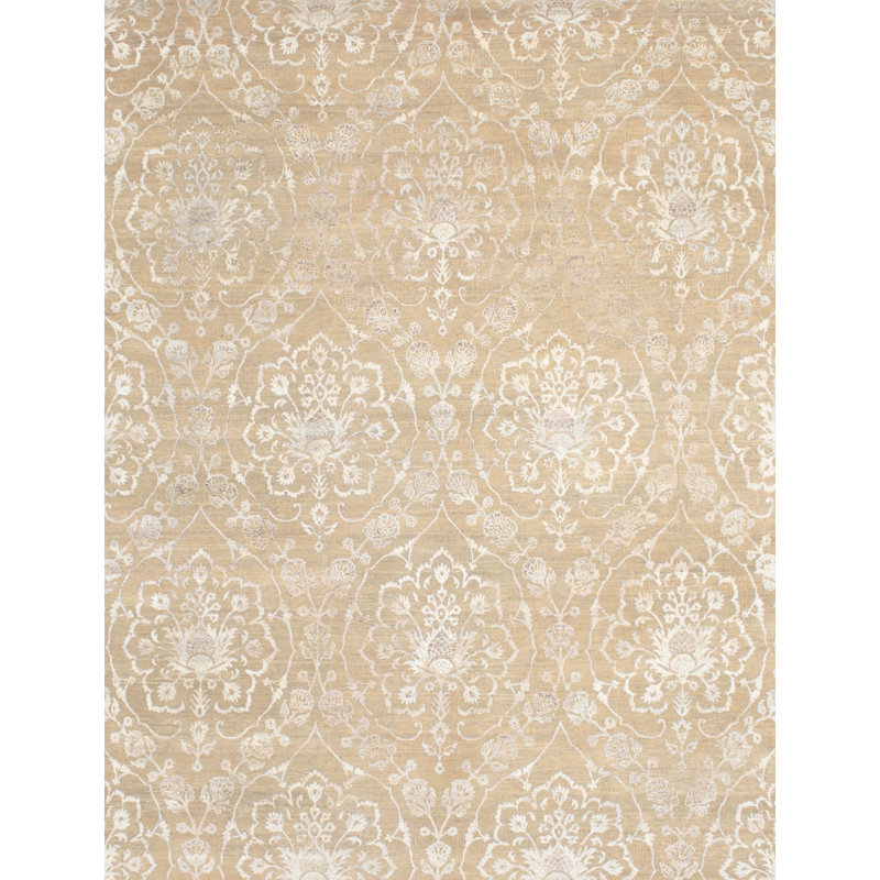 Tapis contemporain brun, Rectangle 2 pi x 4 pi