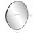 Van Buren Brushed Black Round Mirror-240727475