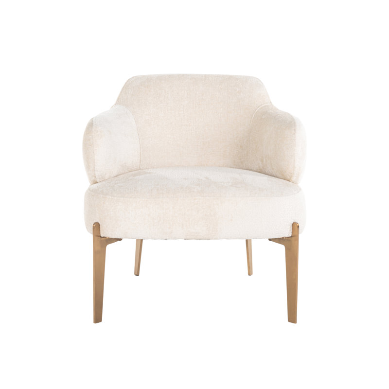 Venus Upholstered Armchair, White