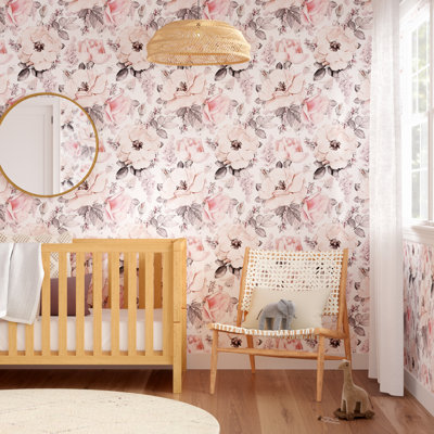 Midfrost Peel & Stick Floral Roll