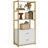 Bookcase, 4-Tier Bookshelf With 2 Drawers, Etagere Standard Book Shelves Display Shelf For Home Office-289461633
